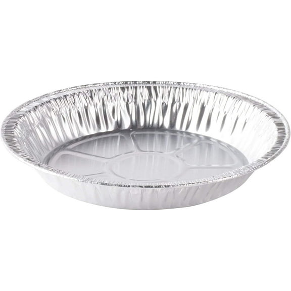 The Baker Celebrations 25 Count 9" Aluminum Foil Pie and Tart Pans – Disposable, Made in USA
