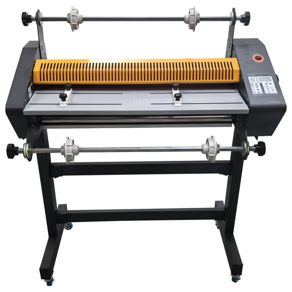 25" Dual-Sided Electric Hot and Cold Roll Laminator Max 338℉ for Wide Format