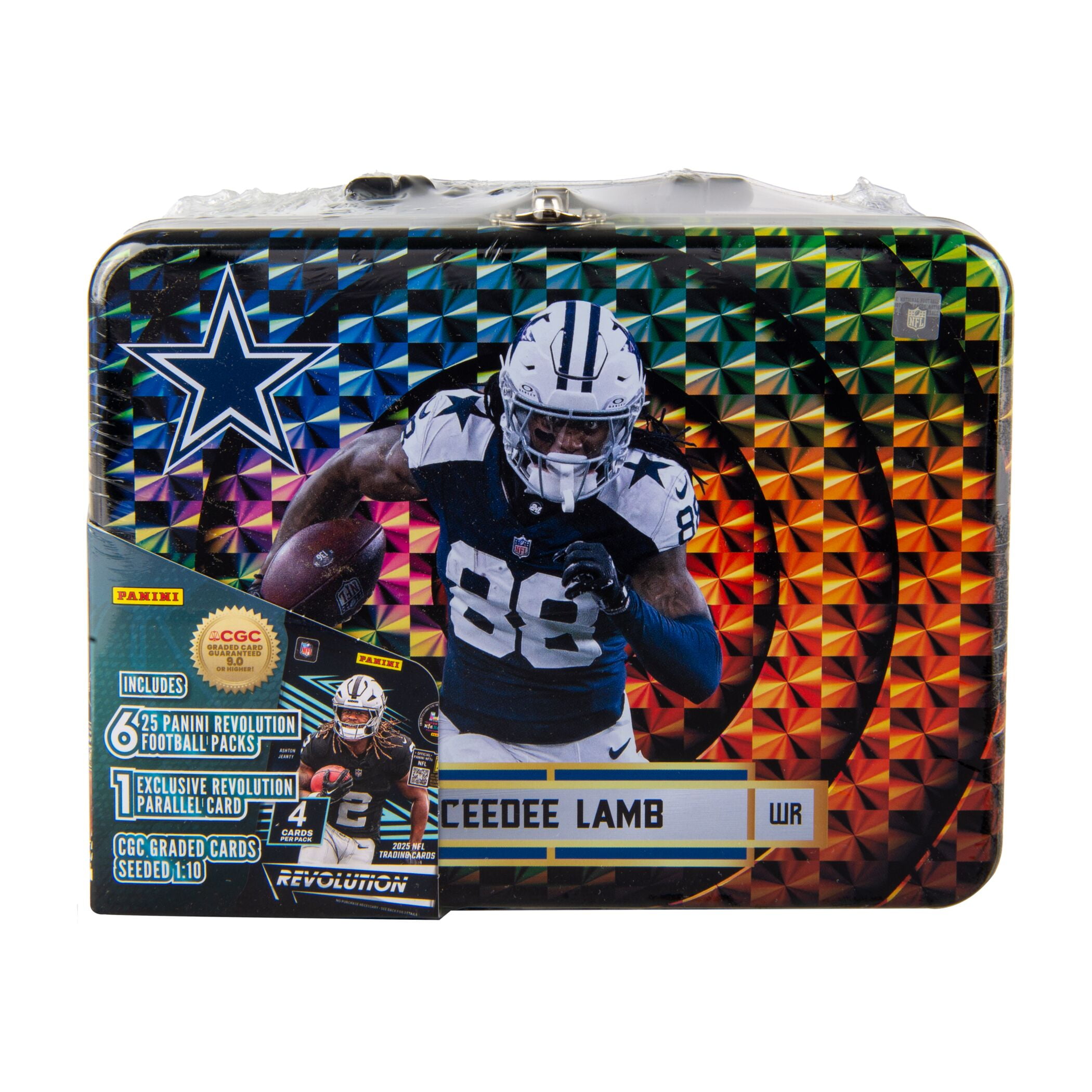 【新品未開封】Cornelius サイン入りCD カセット 3点セット 2025 Panini Revolution NFL Football Collectors Chest Ceedee Lamb