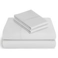 thumbnail image 1 of 25" EXTRA DEEP POCKETS- Pure Giza Cotton Full-XL Size Bed Sheets Set- 300-TC Bedding – Full-XL Size Bed, Full-XL Sheets - White, 1 of 7