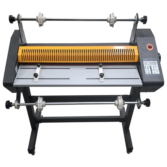 25'' Electric Double-sided Laminator Cold and Heat Laminating Machine with Stents