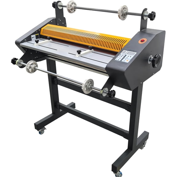 25'' Electric Roll Laminator Cold and Heat Laminating Machine Double-sided