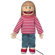 25 Emily, Peach Girl, Full Body, Ventriloquist Style Puppet