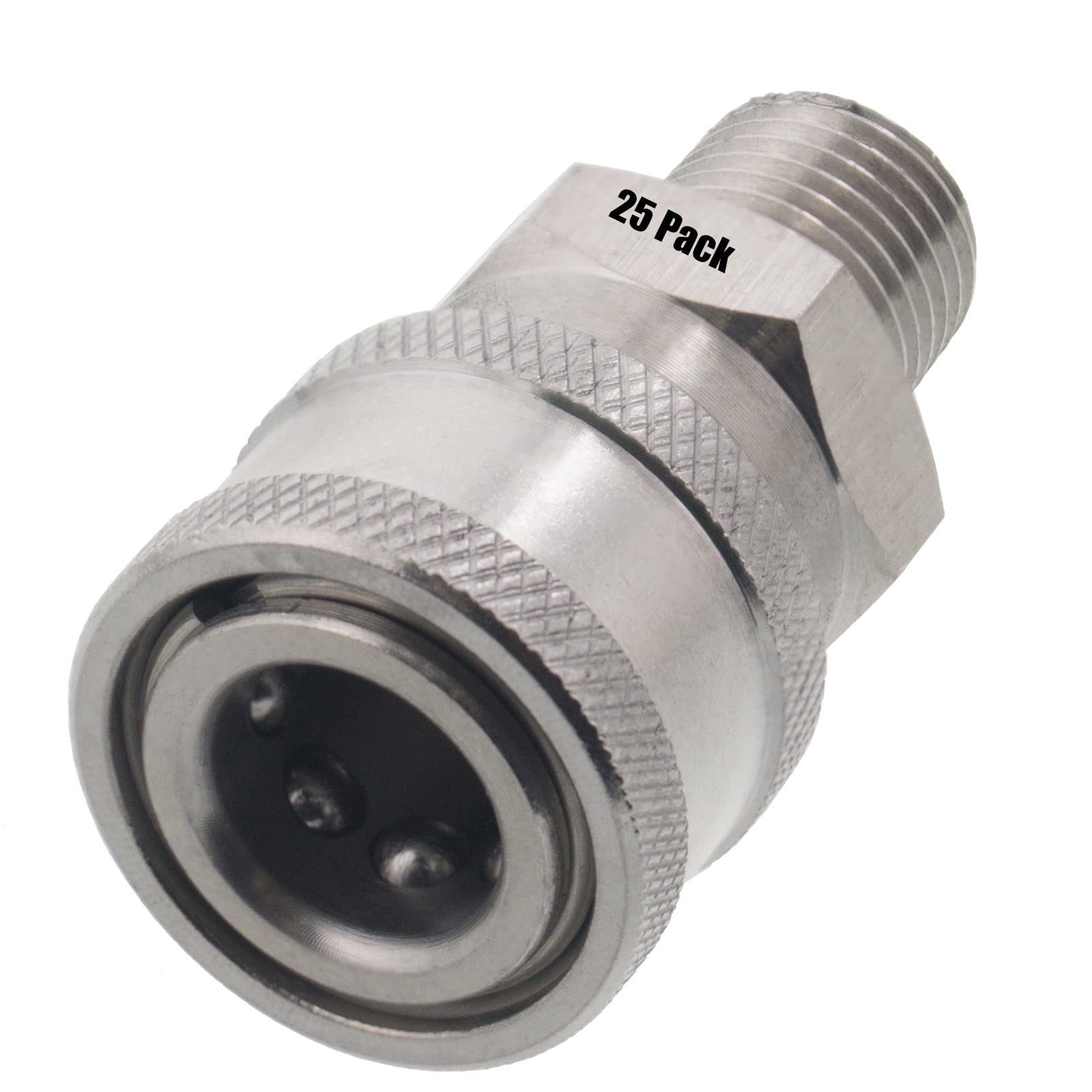Kit Adattatore Girevole Per Idropulitrice M22-14 – Connessione Rapida Da 1/4", In Acciaio Inox E Ottone, Fino A 5000 PSI, Per Pistole E Tubi HP