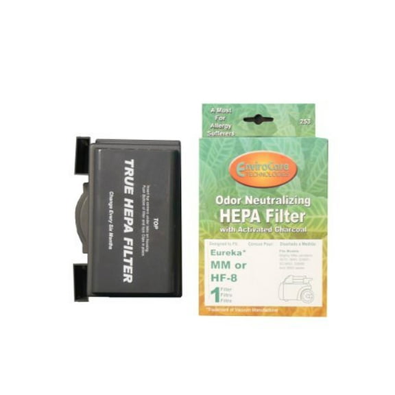 (25) Eureka Sanitaire w/activated Charcoal MM Mighty Mite HEPA HF8 Vacuum Filter