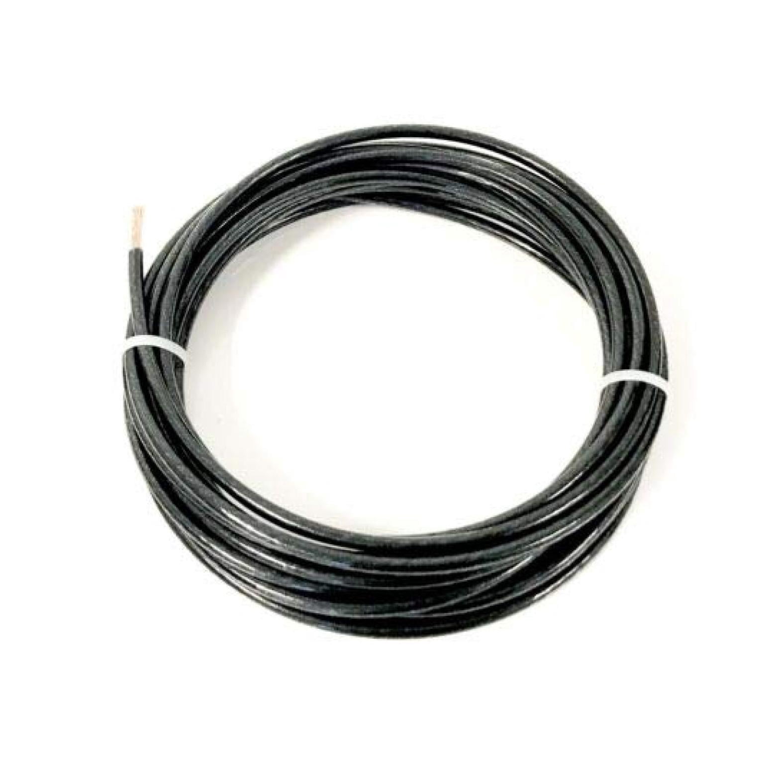 25 FEET THHN THWN-2 8 AWG Gauge Black Stranded Copper Building Wire -1 Cables Electronic Stranded Wire Cable Electrics DIY