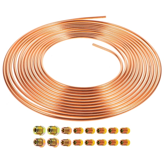 Healifty Chocolate Brake Line for Car Use - High Bursting Strength, 16Pcs