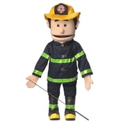 25 Fireman, Peach Male, Full Body, Ventriloquist Style Puppet