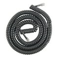 thumbnail image 1 of 25 Foot Black Coil Cord  25 Ft. Handset Cord, 1 of 1