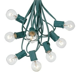 G30 Patio String Lights with 25 Clear Globe Bulbs – Outdoor String Lights – Market Bistro Café Hanging String Lights – Patio Garden Umbrella Globe Lights - Black Wire - 25 Feet G30 Patio String Lights with 25 Clear Globe Bulbs – Outdoor String Lights – Market Bistro Café Hanging String Lights – Patio Garden Umbrella Globe Lights - Black Wire - 25 Feet