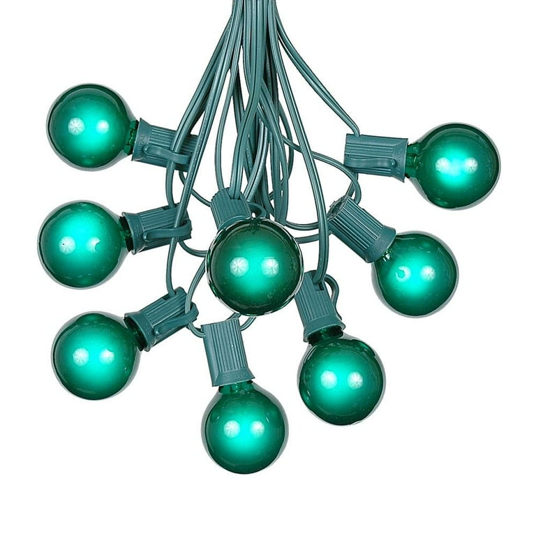 g40 patio string lights with 25 clear globe bulbs outdoor string lights market bistro caf hanging string lights patio garden umbrella globe lights - green wire - 25 feet g40 patio string lights with 25 clear globe bulbs outdoor string lights market bistro caf hanging string lights patio garden umbrella globe lights - green wire - 25 feet