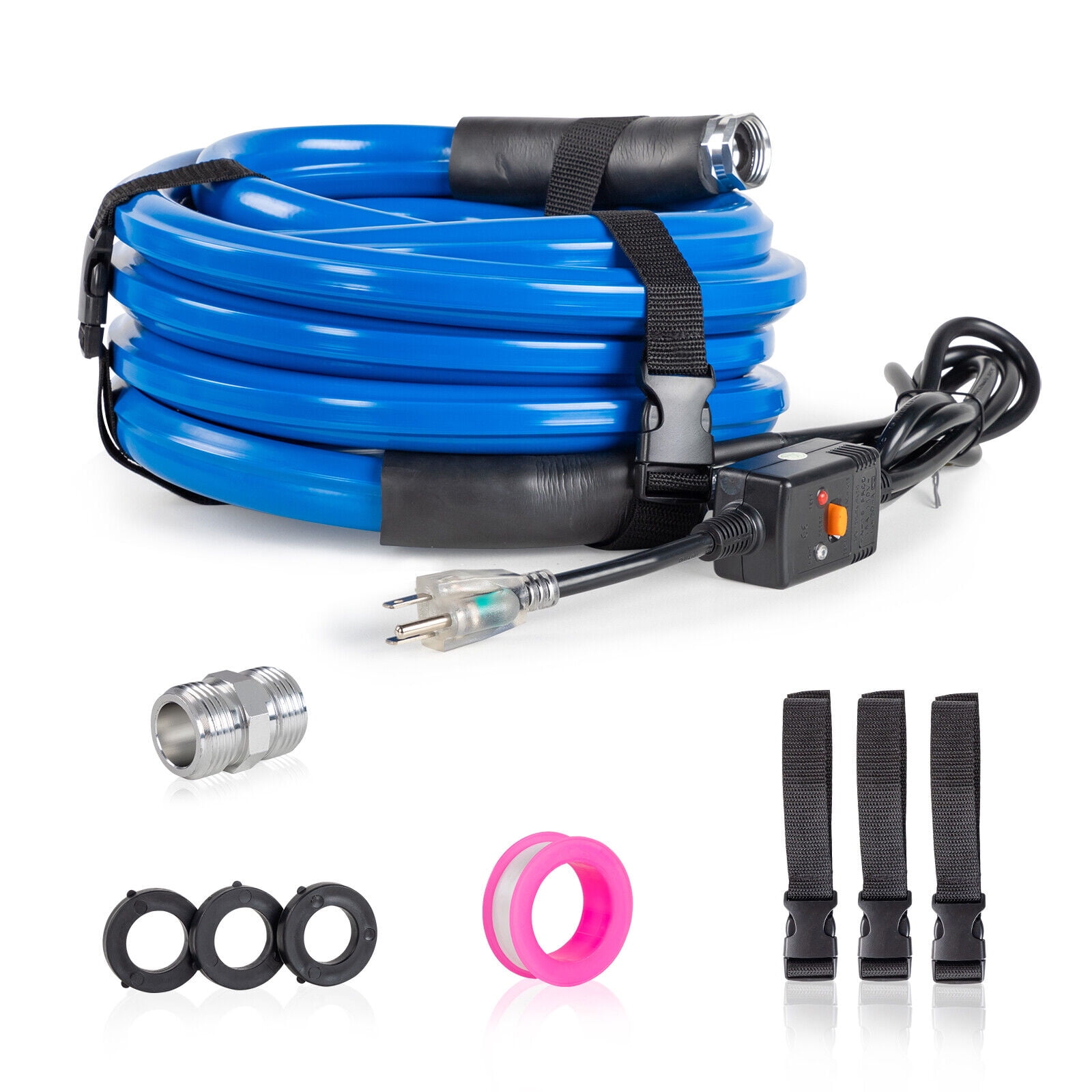 25 Foot RV Heated Water Hose for RV Drinking Water Hose Freeze