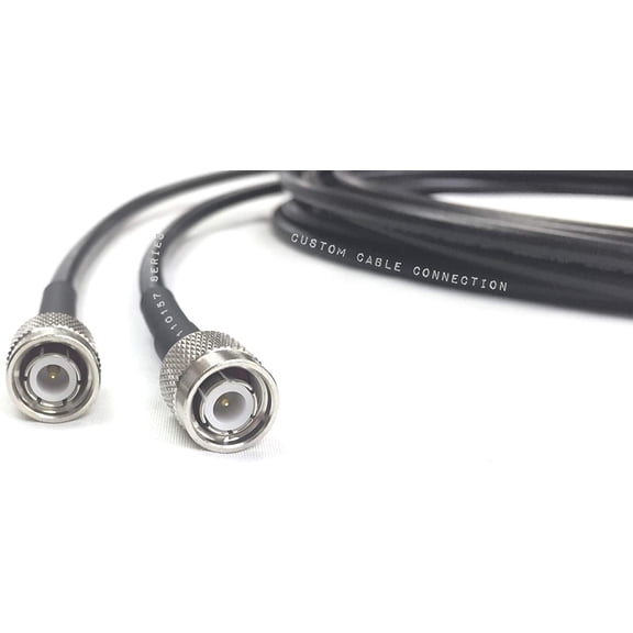 25 Foot TNC Male to TNC Male Times Microwave LMR240 Ultraflex 50 Ohm RG8X Antenna Cable Assembled by$$Electrical