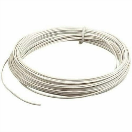 25 Foots Electrical Cable Wire LED Extension 22/2 AWG 2 Conductor White CM/CL2 UL