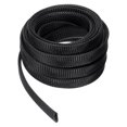 thumbnail image 1 of 25 Ft - 3/4 In Expandable Braided Cable Sleeving, PET Cable Management, Wire Wrap Loom Tube, Black, 1 of 7