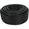 thumbnail image 1 of American Terminal 25 Feet Black 5/8" Split Wire Loom Conduit Polyethylene Tubing Black Color Sleeve Tube, 1 of 1