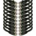 thumbnail image 1 of 25 Ft Cat6 UTP Ethernet Network Patch Cable RJ45 (10 Pack) Black, 1 of 7