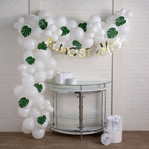 25 Ft. Elevated Luau Bridal Shower Balloon Garland Kit - 110 Pc