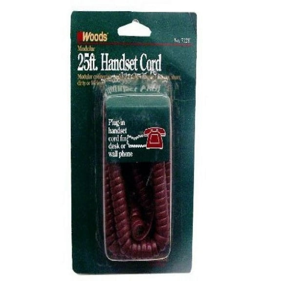 25 Ft. Handset Cord By Woods