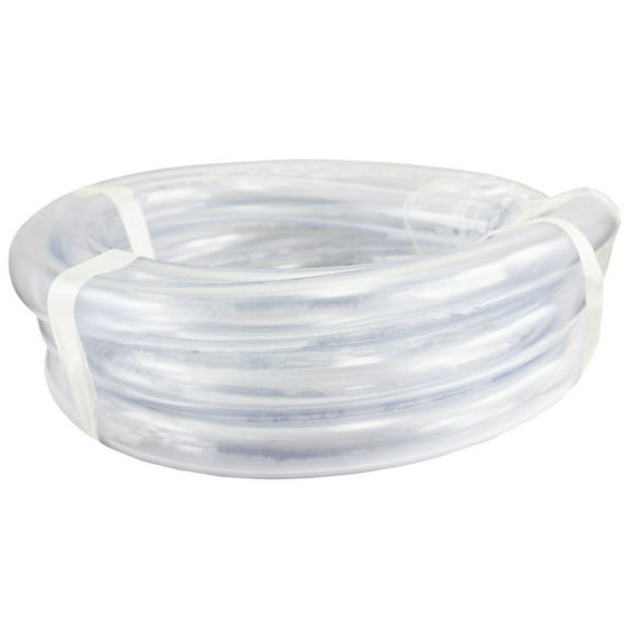 25 Ft x 1" ID Low Pressure Clear Flexible PVC Tubing Heavy Duty UV Chemical Resistant Vinyl Hose