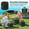 thumbnail image 1 of 25 Gallon Non Woven Fabric Grow Bag Heavy Duty Plant Pot with Reinforced Handles for Vegetable Flower and Herb Gardening Aeration Container, Black, 1 of 6