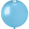 thumbnail image 1 of 25 Gemar Metallic Light Blue Balloons 19", 1 of 2