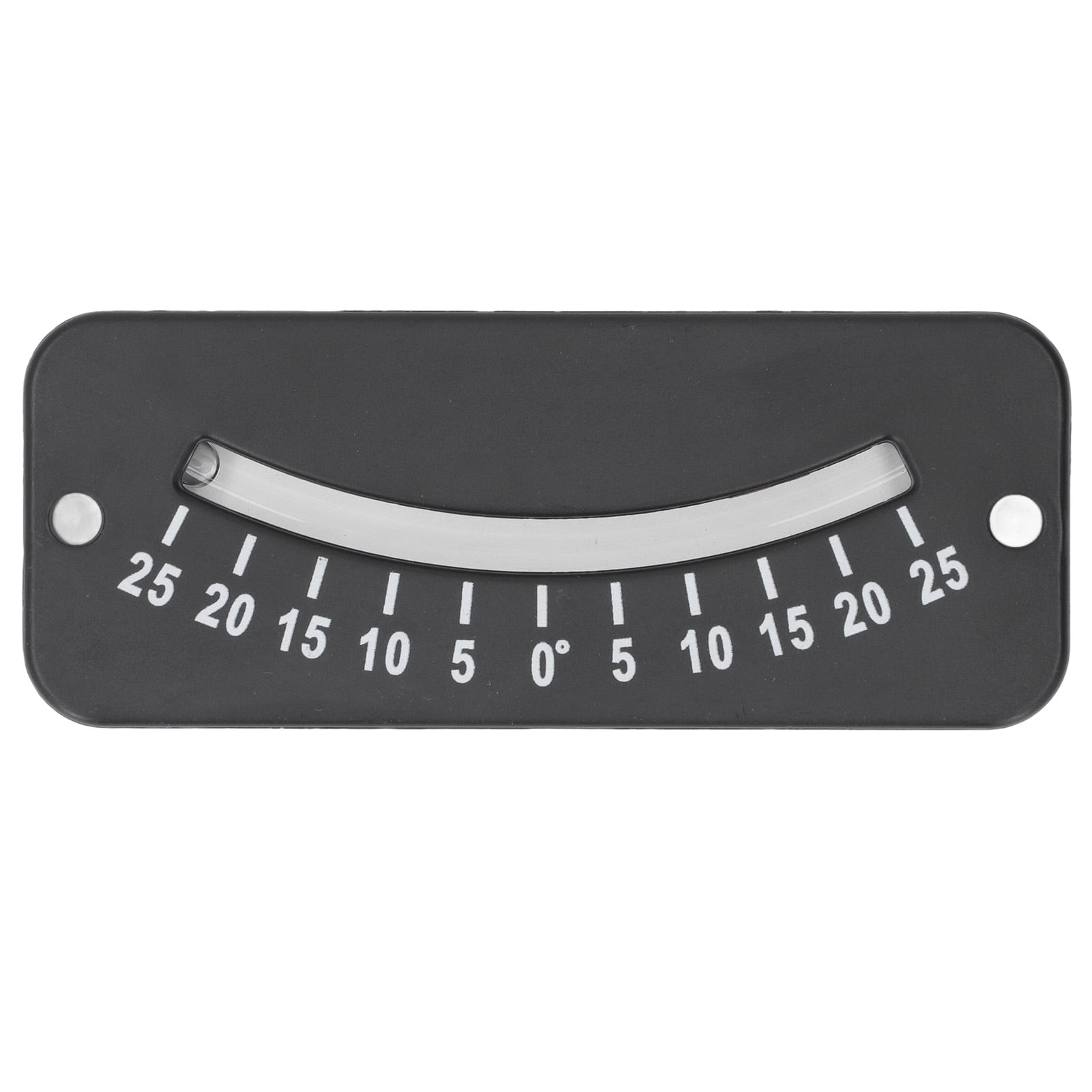 25° Glass Tube Inclinometer Clear Scale ABS Mini Angle Inclinometer
