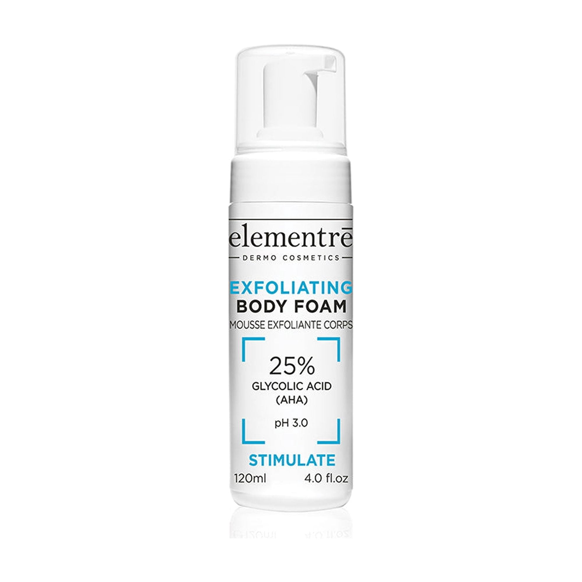 Elementre 25% Glycolic Acid Exfoliating Body Foam