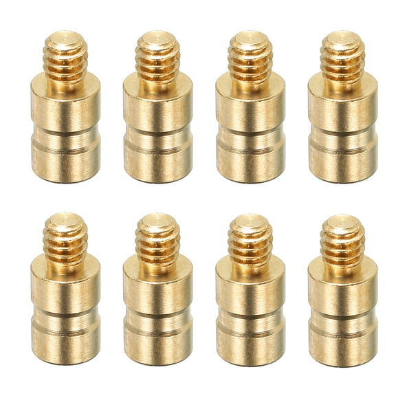 25 Grain Archery Arrow Insert, 8 Packs Insert Screw Copper Brass Arrow for .244/ 6.2mm Carbon Arrows