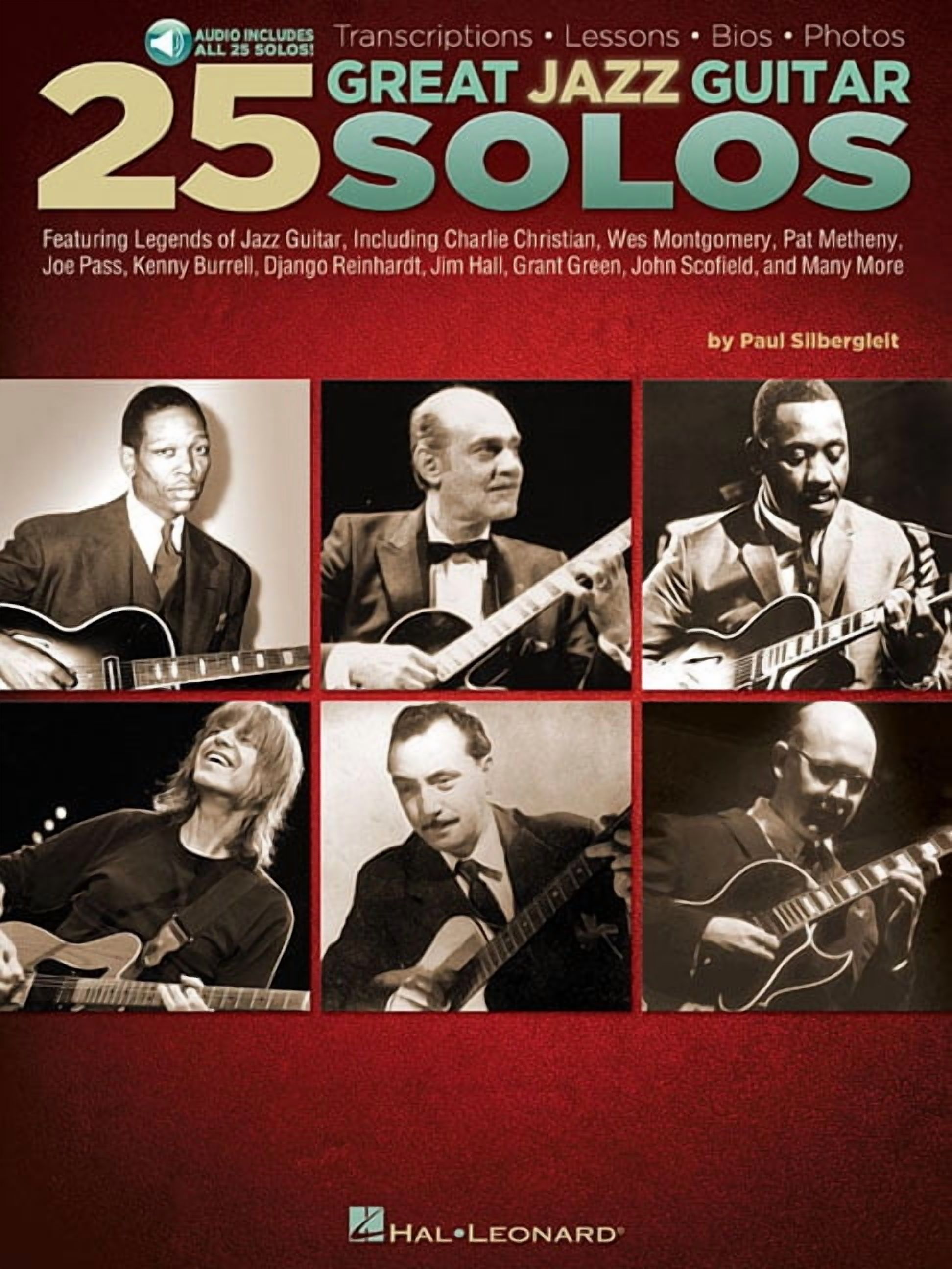 25 Great Jazz Guitar Solos: Transcriptions * Lessons * BIOS * Photos, (Paperback)