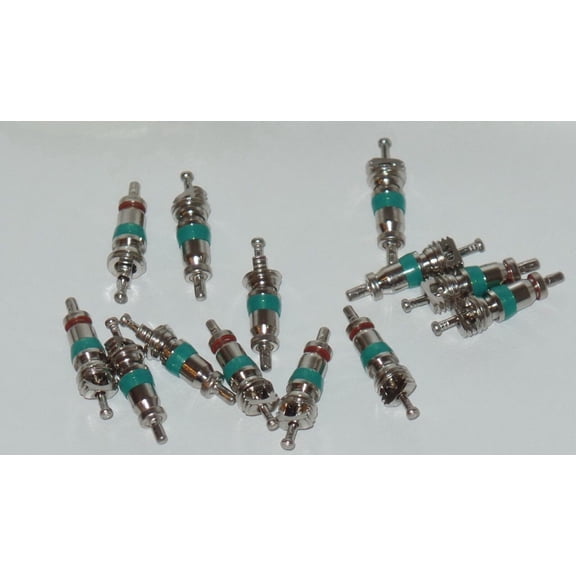 25 Green Bond Tire Valve Stem Core Fits:TR413 TR414  A/C VALVE CORE REPLACMENT