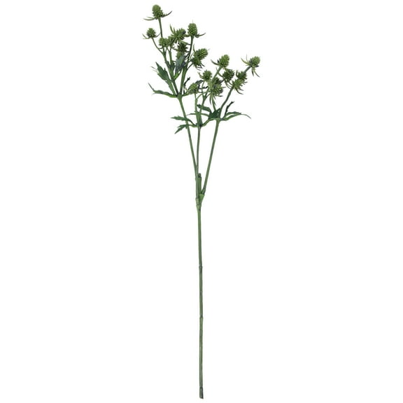 25" Green Thistle Artificial Floral Spray