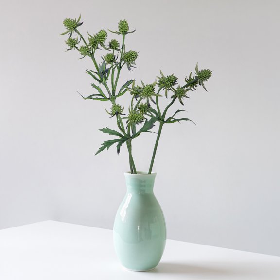 Allstate Thistle Artificial Floral Spray - 25" - Green