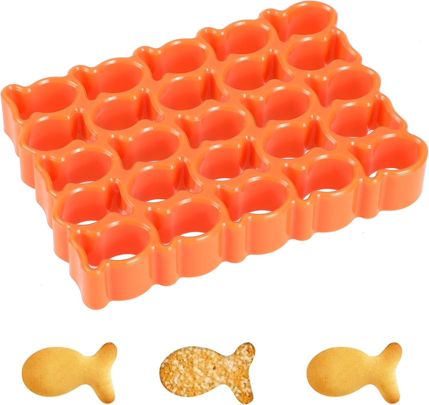 25 Grid Goldfish Cracker Cutter Fish Cookie Cutter Mini Cookie Cutters