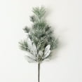 thumbnail image 1 of 25"H Sullivans Frosted Snow Pine Spray, Green, 1 of 2