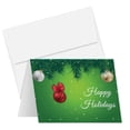thumbnail image 1 of 25 Happy Holidays Greeting Cards & Envelopes – Great for Business, Christmas and New Year's Party Invitations, Thank You Cards, Announcements, Complimentary Cards to Gifts and Presents – 5" x 7", 1 of 6