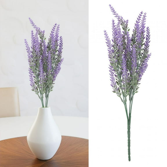 25 Heads Wedding Artificial Flowers Lavender Bridal Bouquet Party Home Decor, Wedding Artificial Lavender, Wedding Decor Flowers