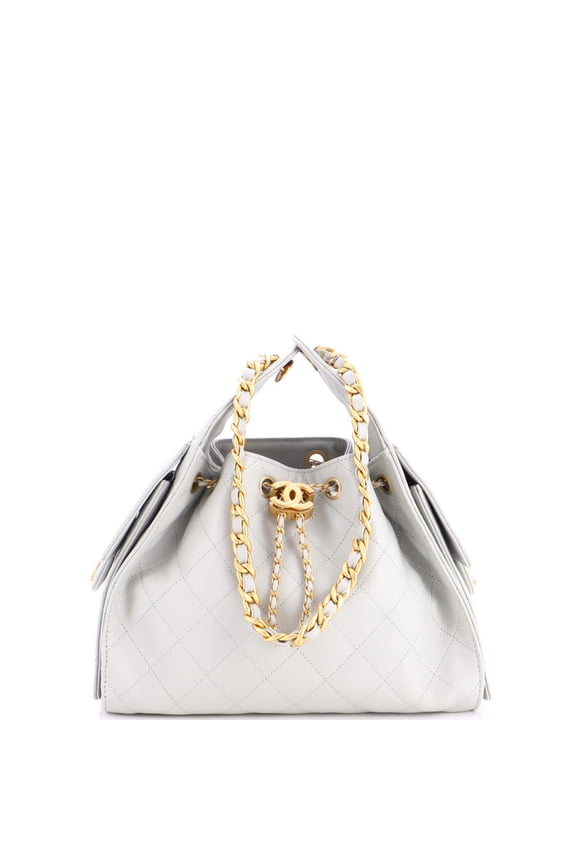 25 Hobo Bag Quilted Caviar Small By Rebag