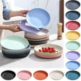 thumbnail image 1 of Yulucky Tableware Plates under 25 Household Fruit and Snack Platter Snack and Garbage Plates for Convenient Dining and Cleanup Plates 2024 Black, 1 of 9