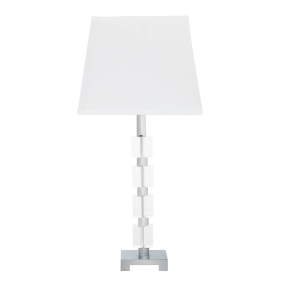 25 In. Wendi Glam Crystal Cube Ice Table Lamp