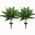 thumbnail image 1 of 25 Inch Artificial Agave Plants (Set of 2) - UV Resistant Realistic Faux Succulents, Tabletop/Outdoor Home Decor (No Pot), 1 of 7