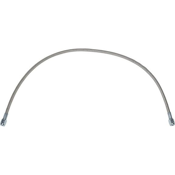 25" Braided Stainless Steel Brake Line, AN 4