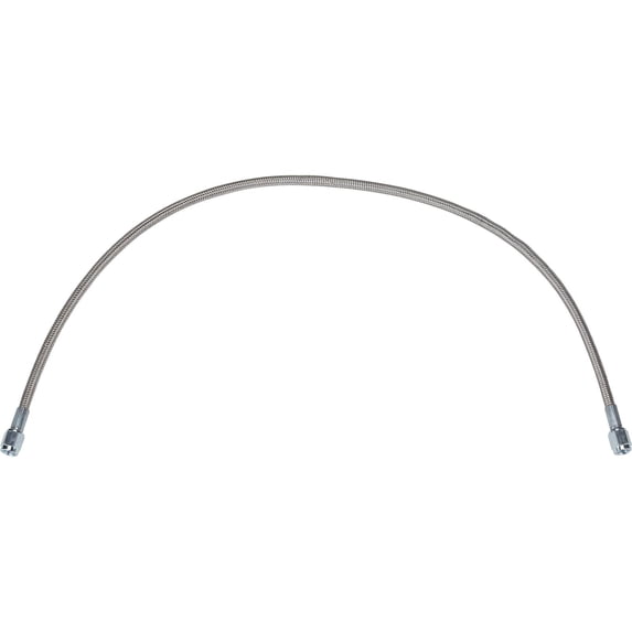 25" Braided Stainless Steel Brake Line, AN 4