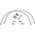 thumbnail image 1 of 25 Inch Braided Stainless -3AN Brake Line Kit, 90 Degree 1/8 NPT, 1 of 13