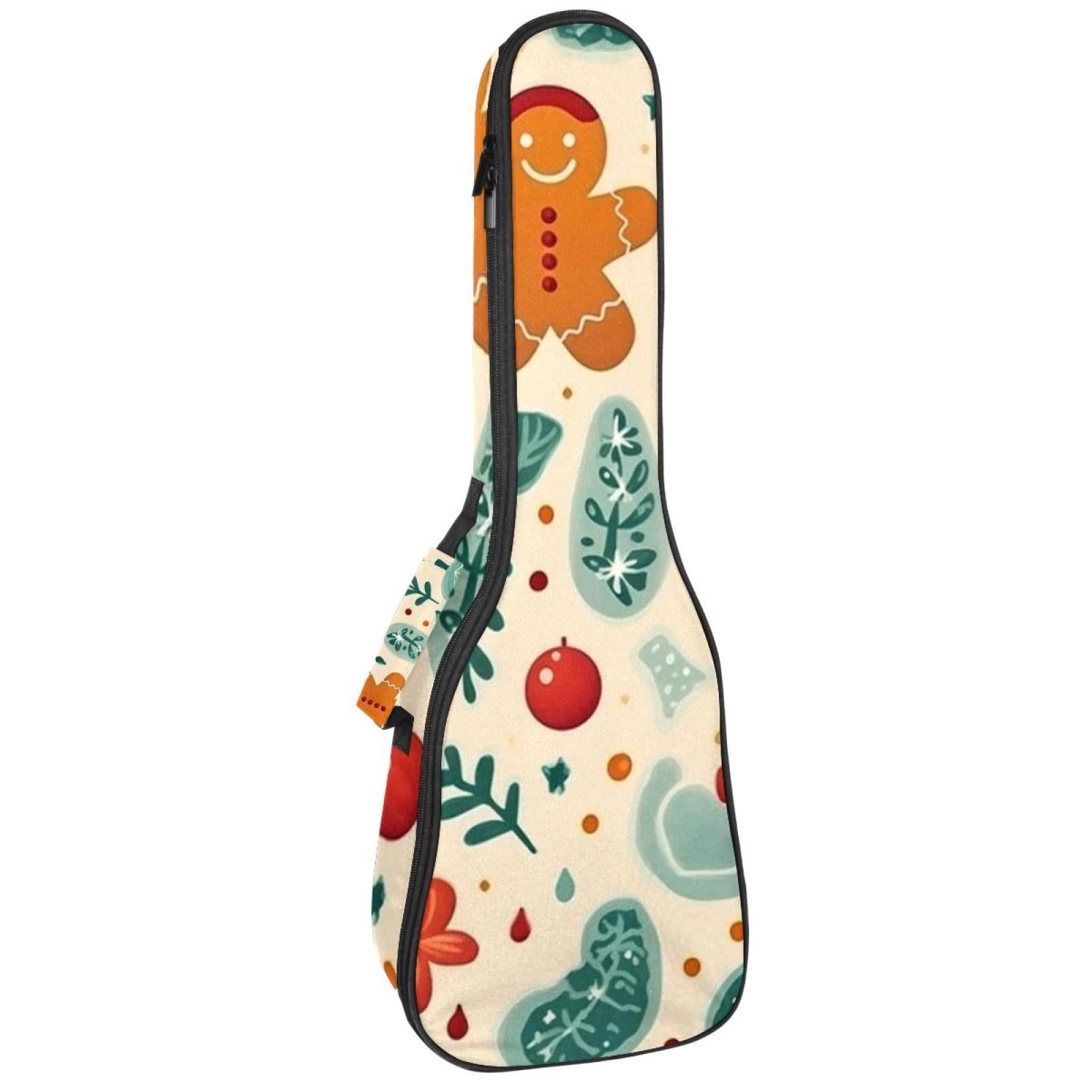 25 Inch Christmas Gingerbread Man Ukulele Cases Ukulele Padded Bag