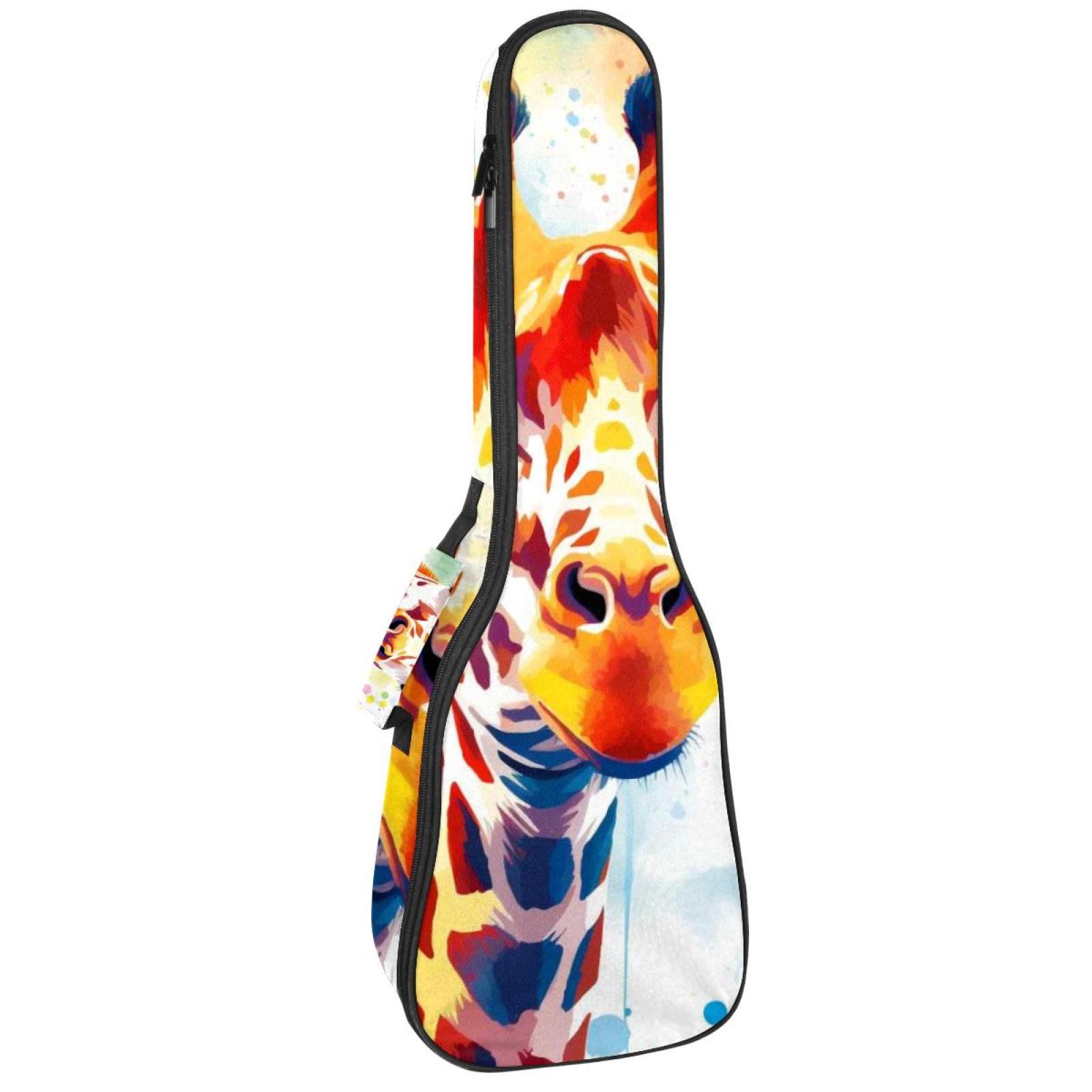 25 Inch Deer Ukulele Cases Ukulele Padded Bag Great for Tenor Concert Soprano Baritone Ukulele