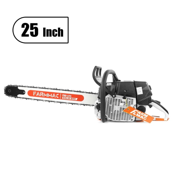 25 Inch Gas Chainsaw 92cc Chainsaw 2-Cycle Gasoline Power Chain Saws 5.2KW 6.4HP All Parts Compatible with MS660 G660 (With 25" Alloy Bar & Chain)