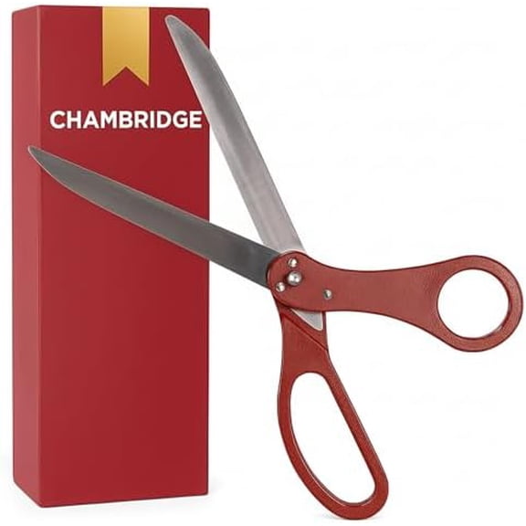 25 Inch Grand Opening Scissors Red  25 Inch Red Scissors Giant Shears for Ribbon Cutting Ceremony Heavy Duty Giant Ribbon Cutting Shears for Inauguration Ceremonies & Special Events$$Art & Craft