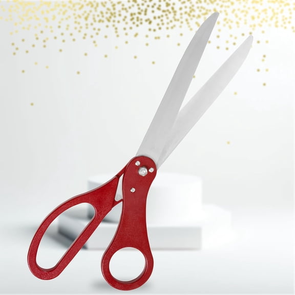 25 Inch Grand Opening Scissors Red 25'' Red Scissors Giant Scissors for Ribbon Cutting Ceremony Heavy Duty Scissors Giant Ribbon Cutting Scissors for Inauguration Ceremonies & Special Events
