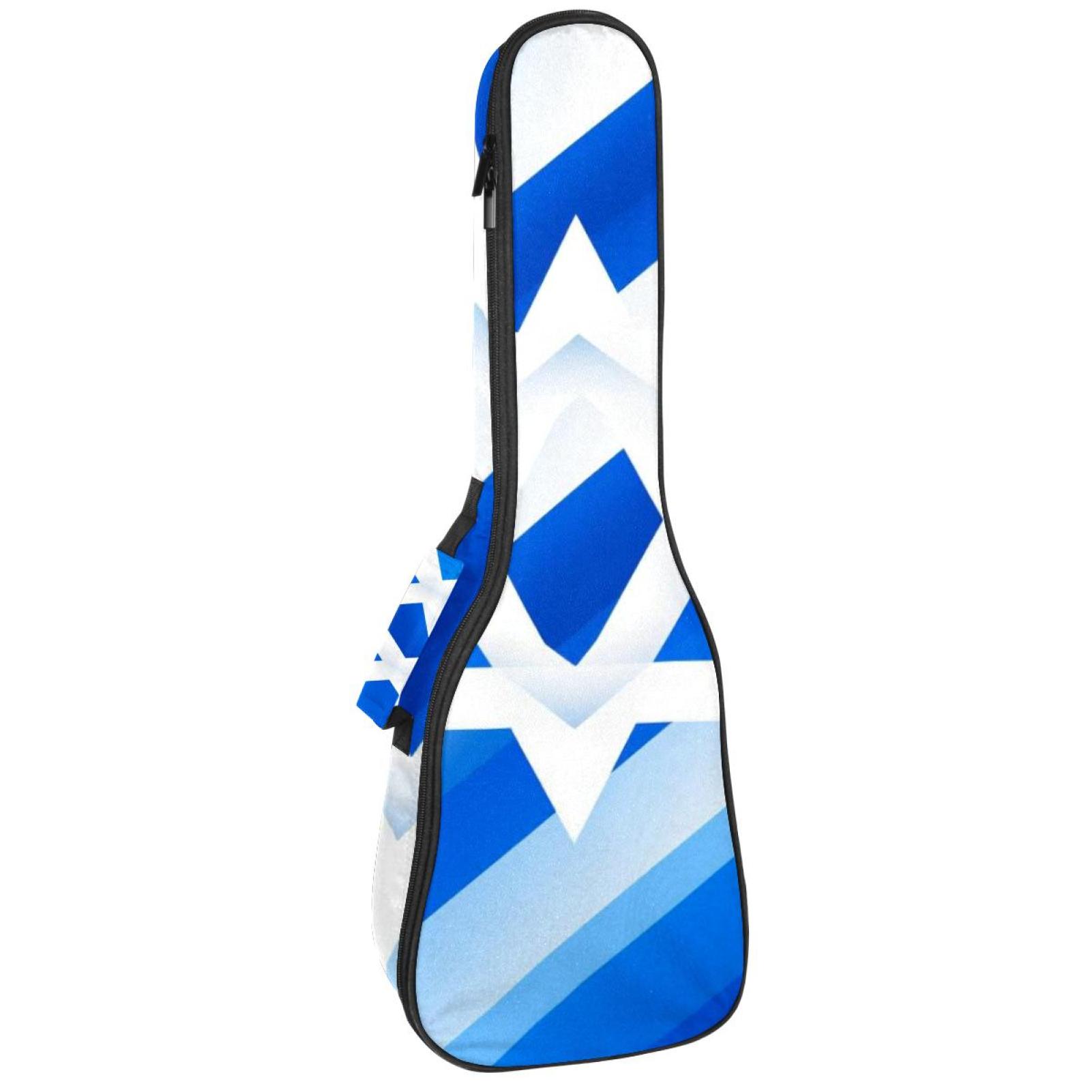 25 Inch Israel Flag Ukulele Cases Ukulele Padded Bag Great for Tenor